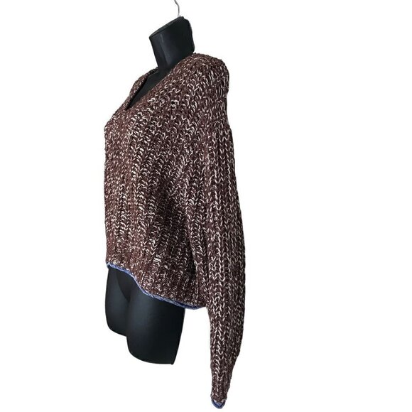 ARITZIA Wilfred Eleanor Sweater Light Weight V-neck Sweater Size  L - Picture 5 of 8